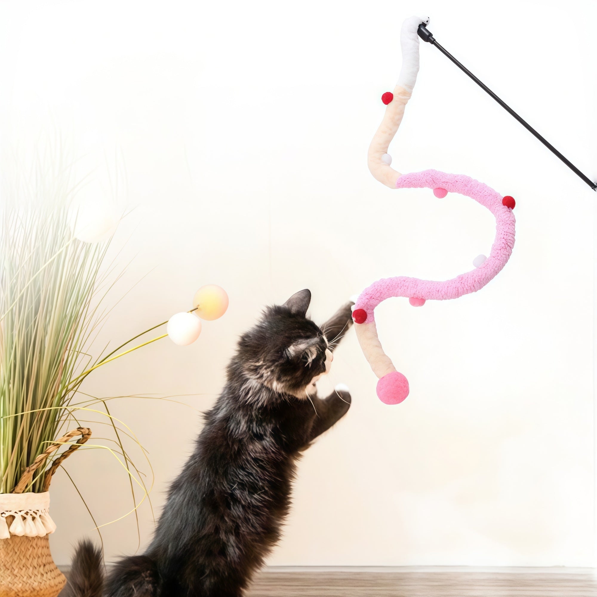 INS-Style Yarn Cat Teaser Wand