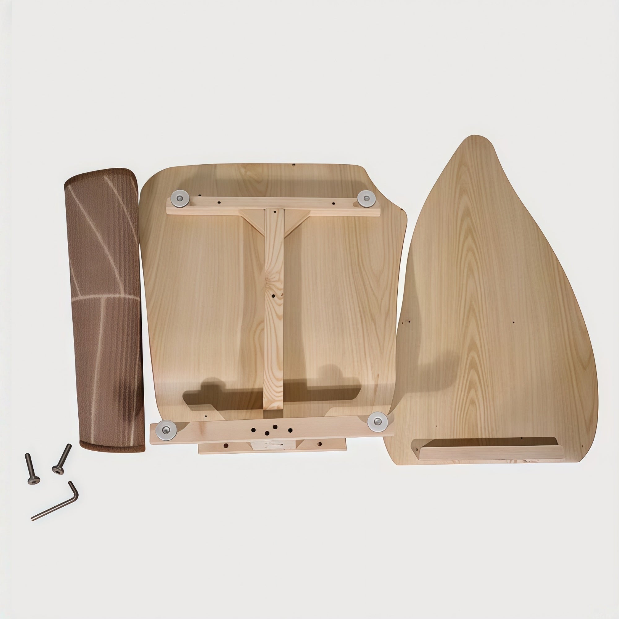 Leaf-Shaped Wall-Leaning Sisal Cat Scratcher Lounge