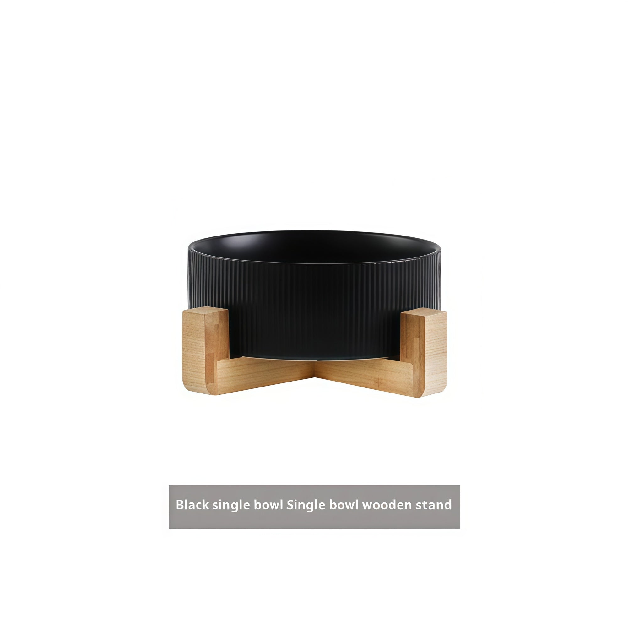 Matte Ceramic Cat Bowl Set