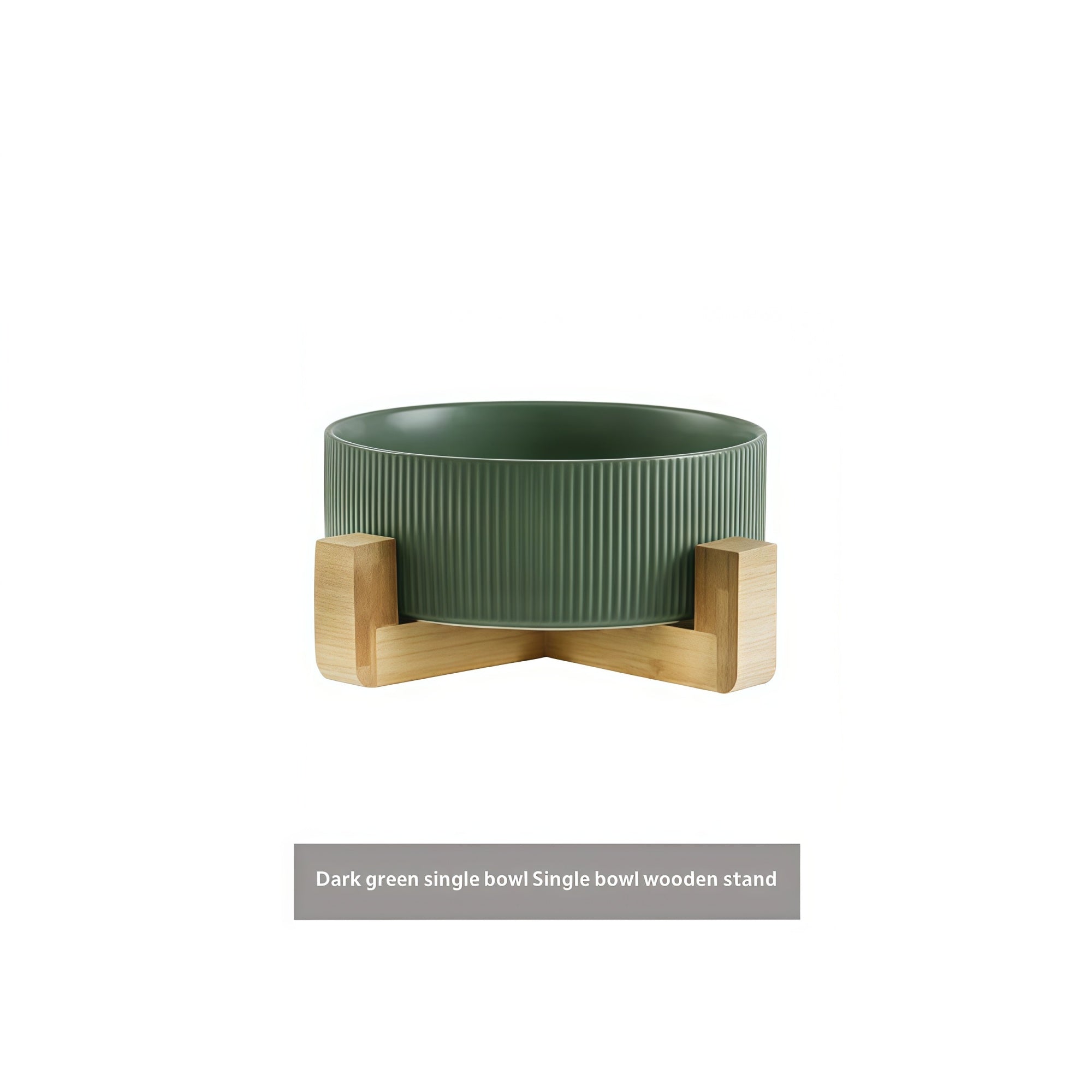 Matte Ceramic Cat Bowl Set