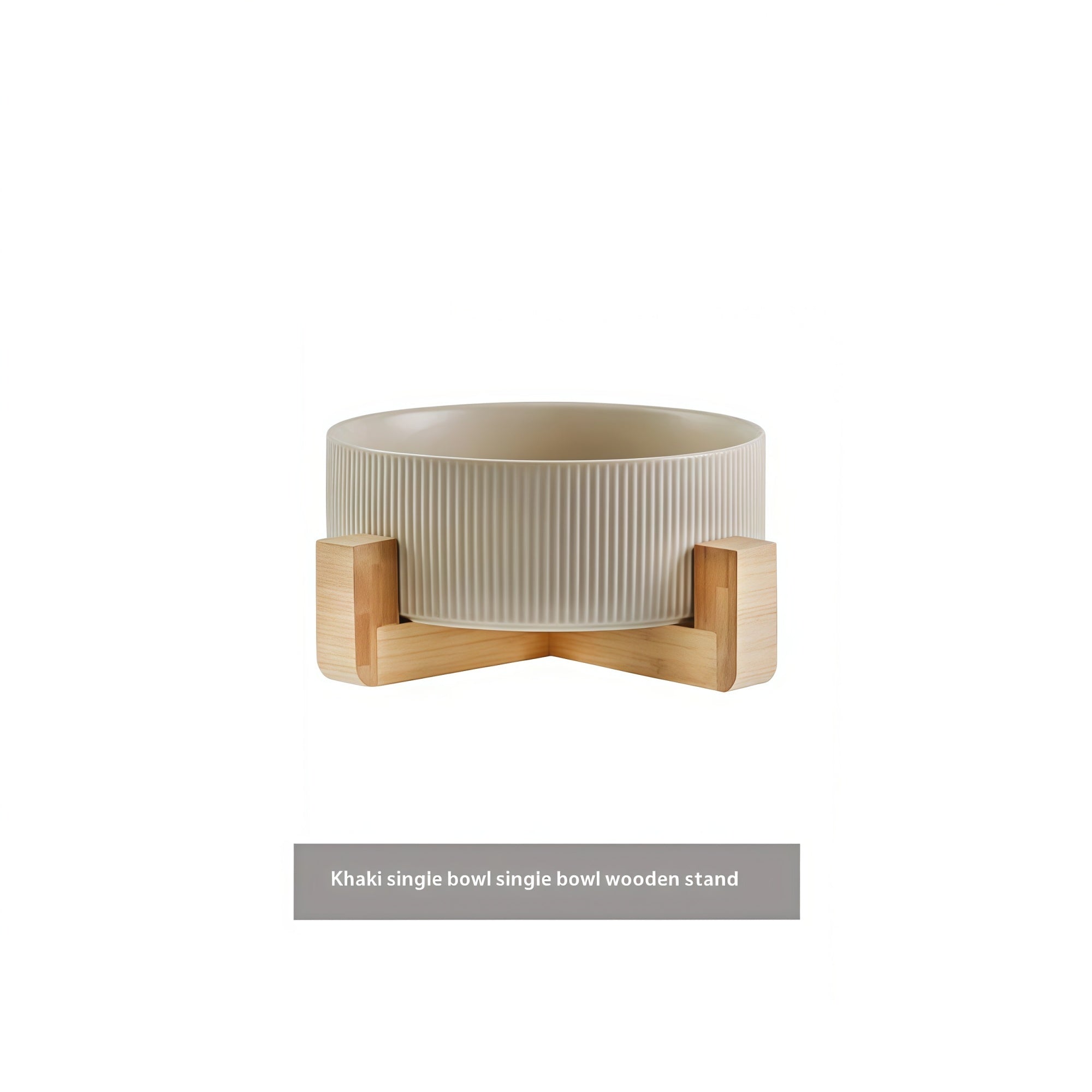 Matte Ceramic Cat Bowl Set