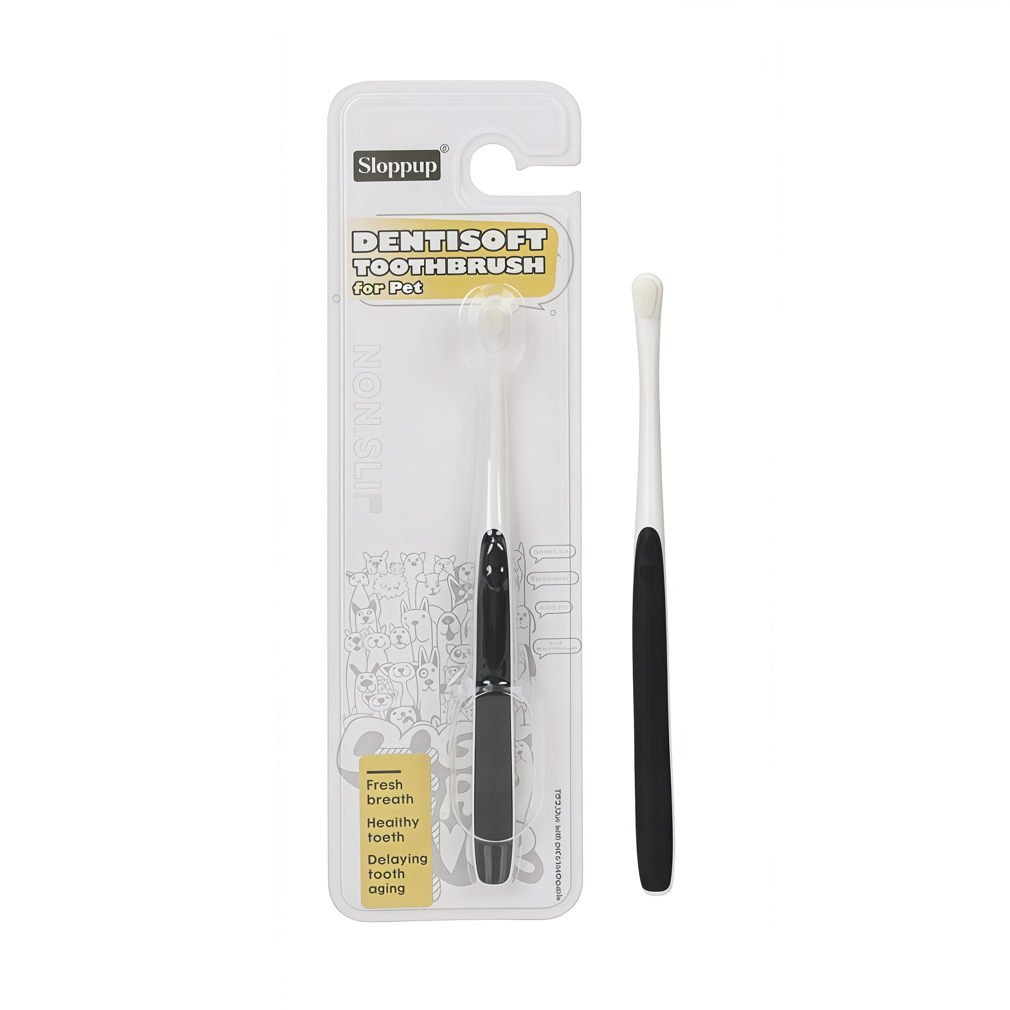 Mini Soft-Bristle Pet Toothbrush