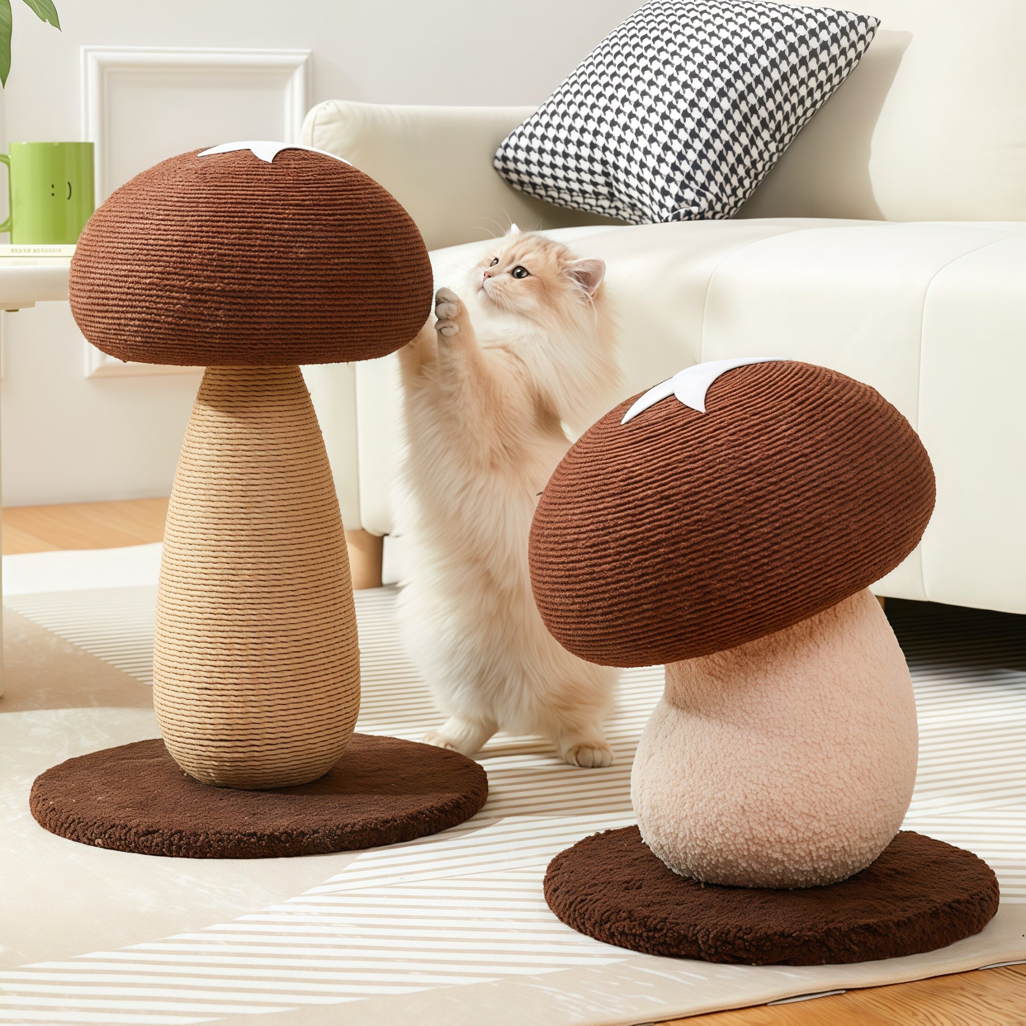 Mushroom Cat Scratching Post