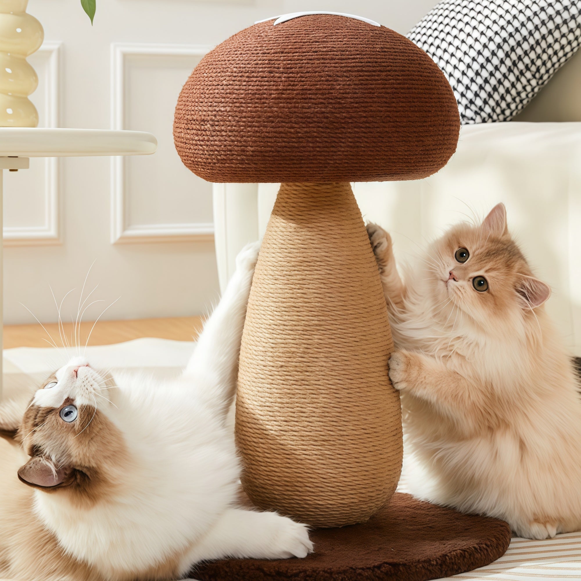 Mushroom Cat Scratching Post