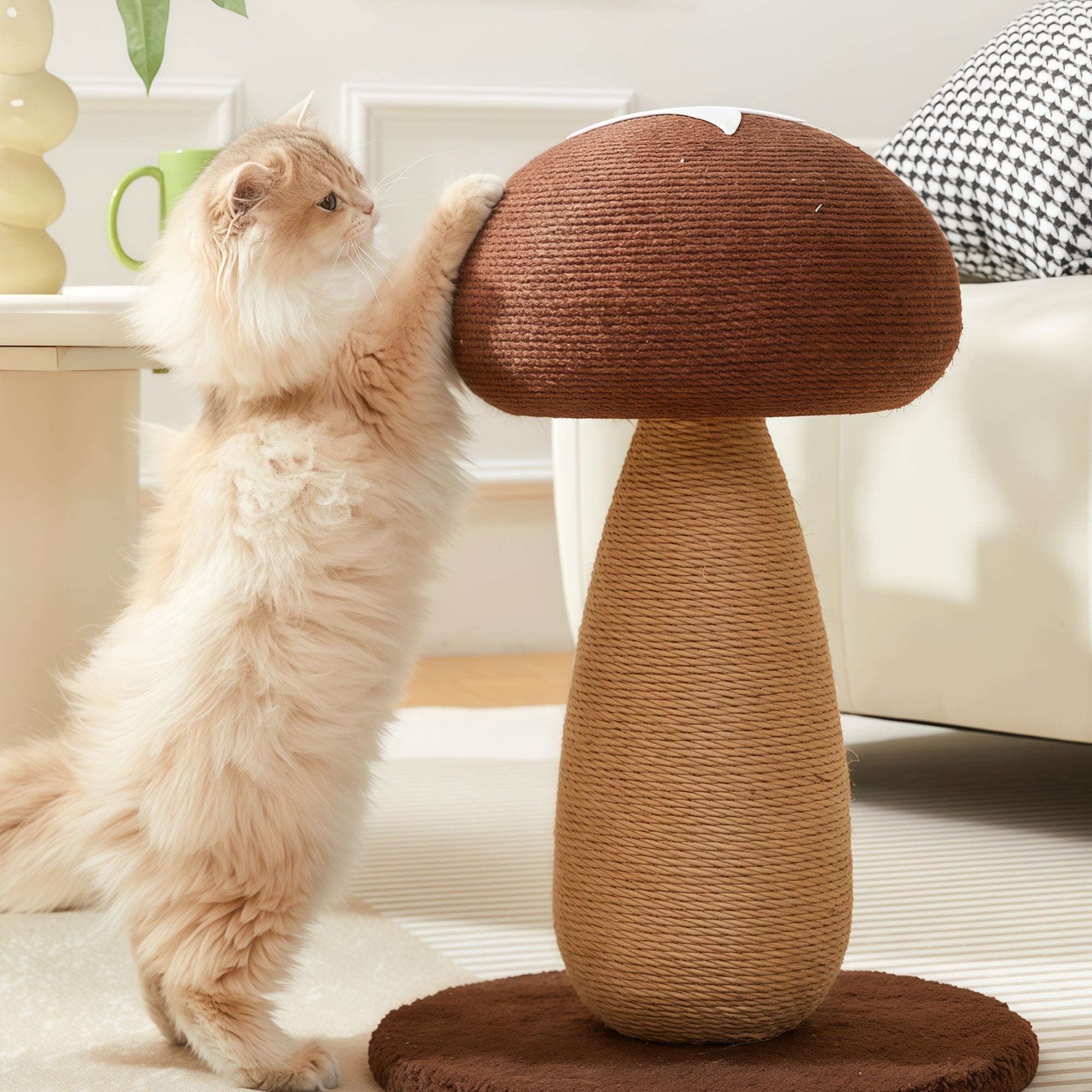 Mushroom Cat Scratching Post
