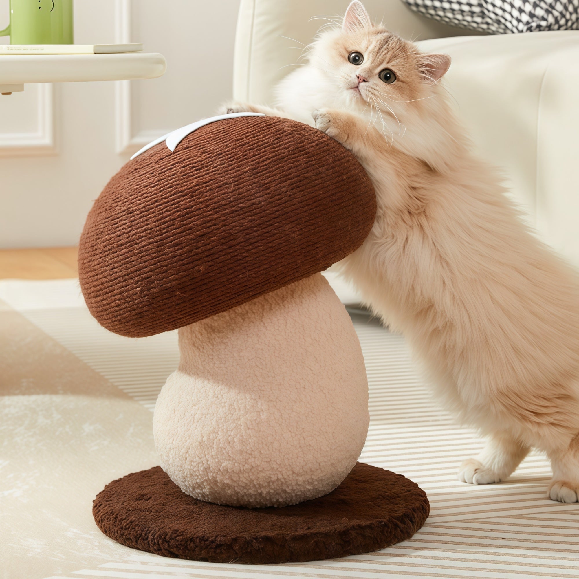 Mushroom Cat Scratching Post