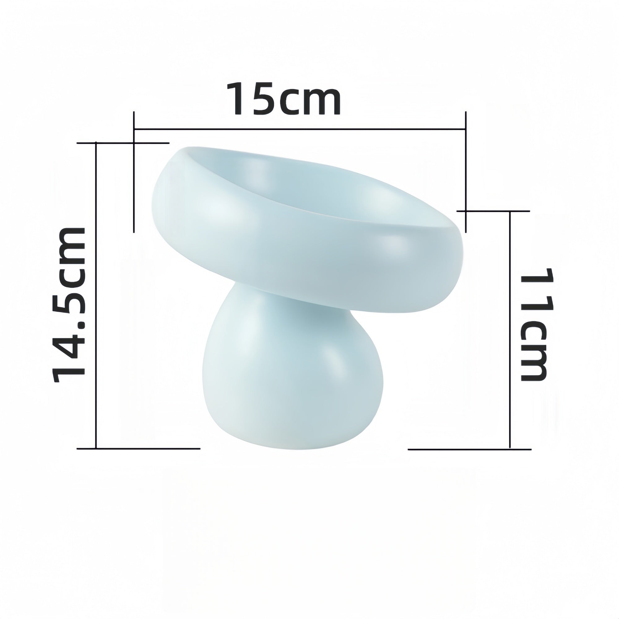 Mushroom Ceramic Pet Bowl