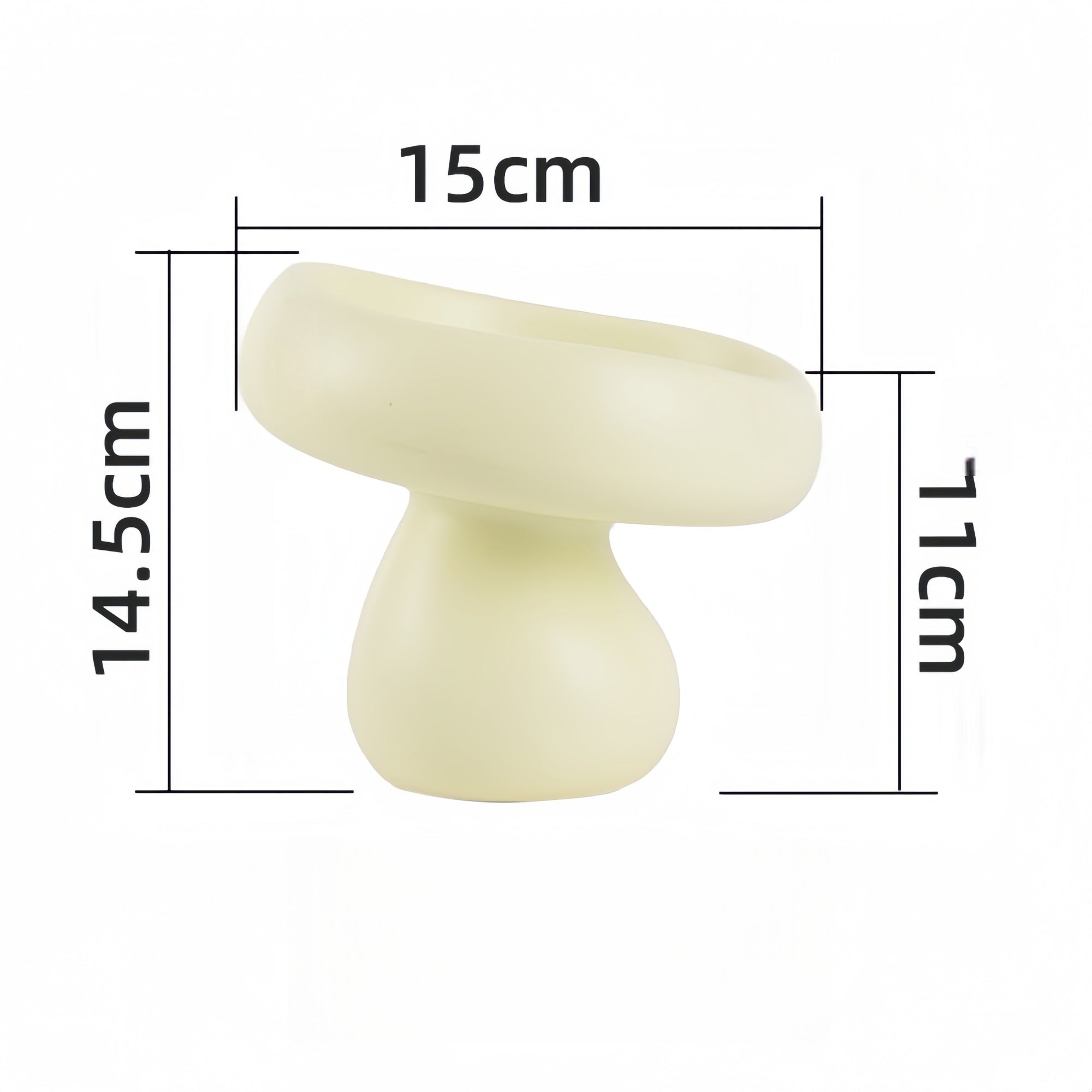Mushroom Ceramic Pet Bowl