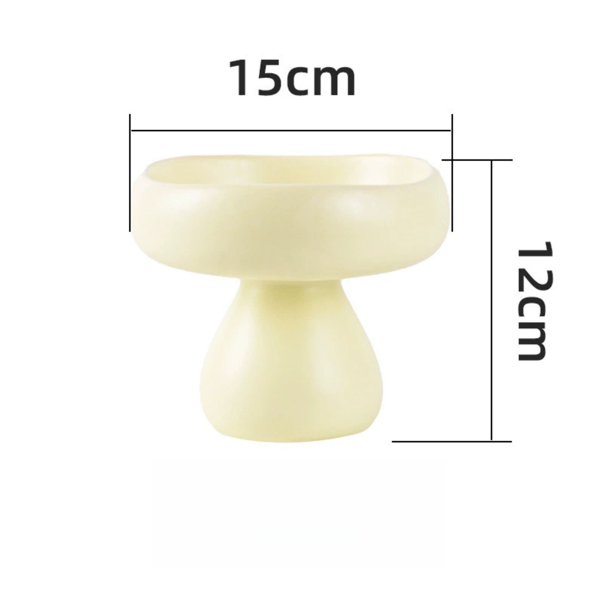 Mushroom Ceramic Pet Bowl