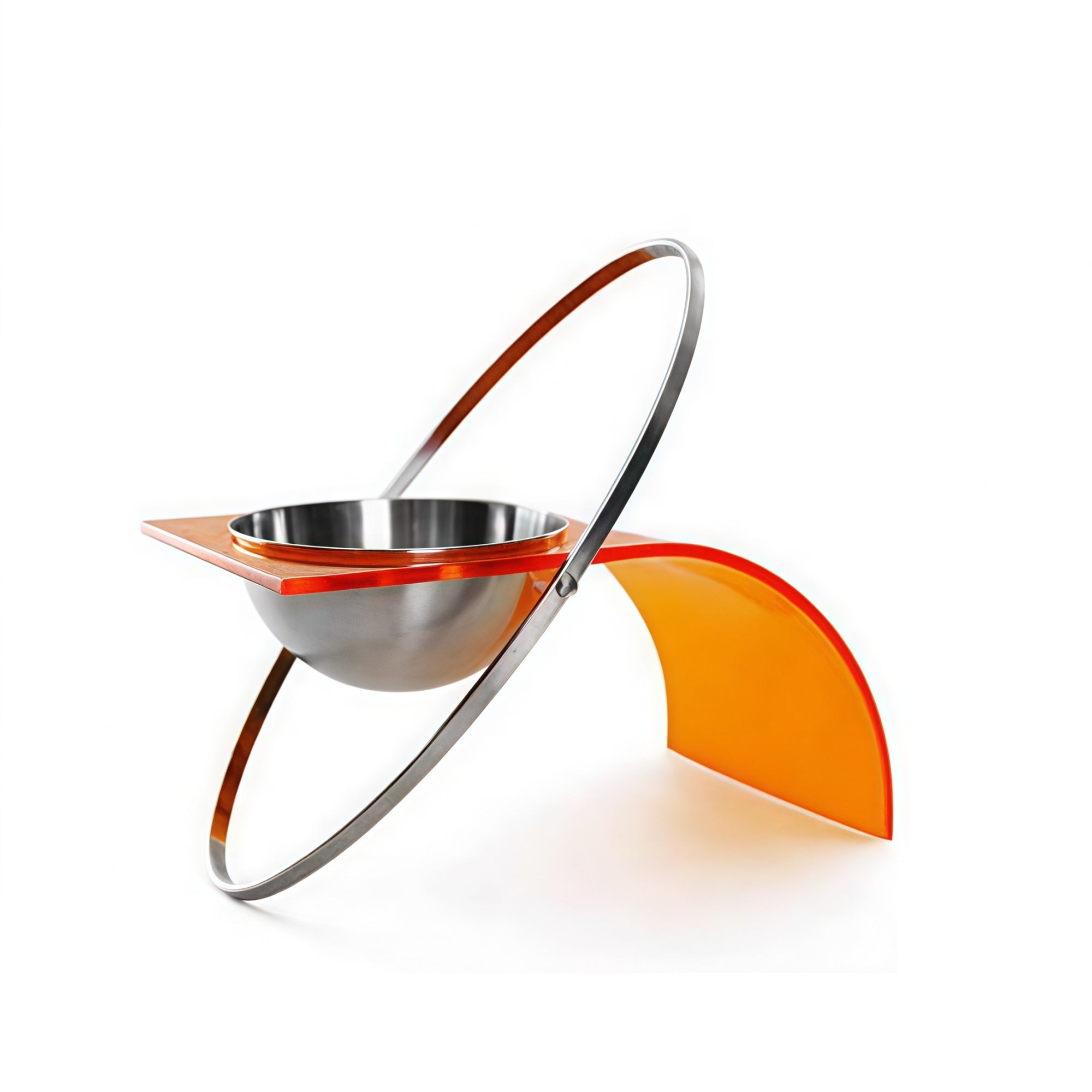 Orbit Planet Adjustable Stainless Pet Bowl