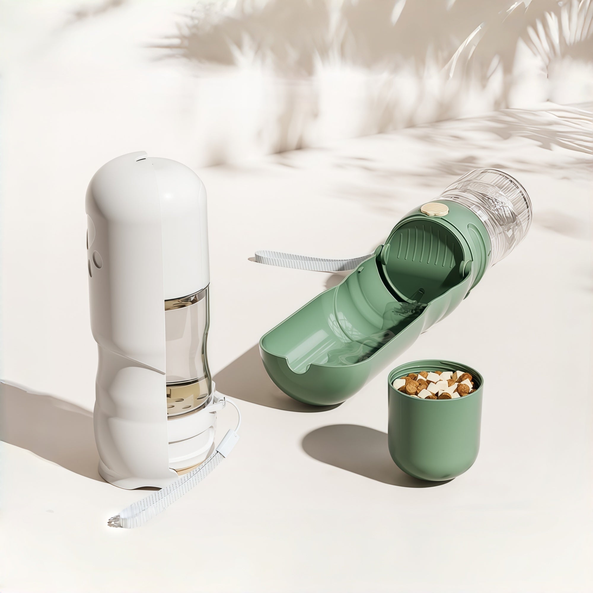 Portable 2-in-1 Pet Water Bottle & Folding Bowl