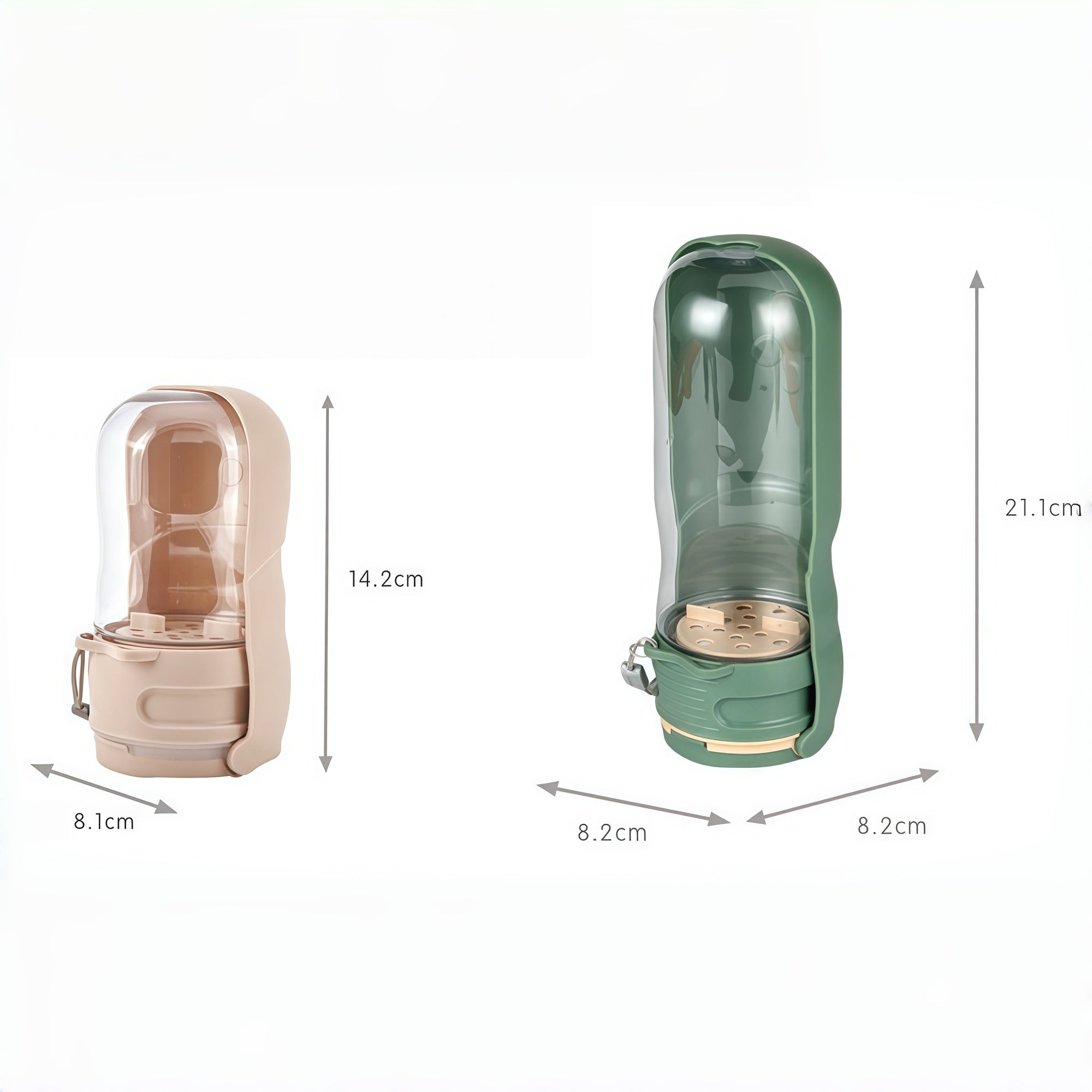 Portable 2-in-1 Pet Water Bottle & Folding Bowl