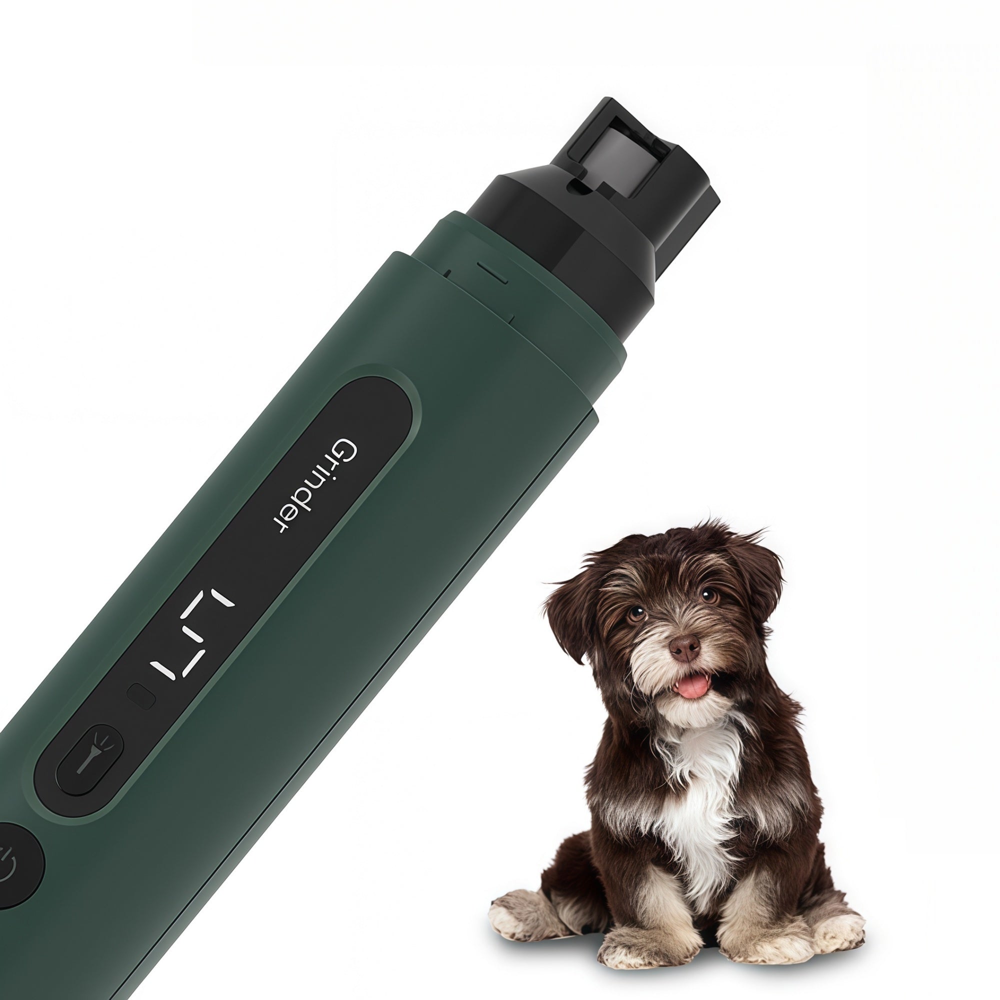 5-Speed Quiet Pet Nail Grinder with LED & Dust Guard