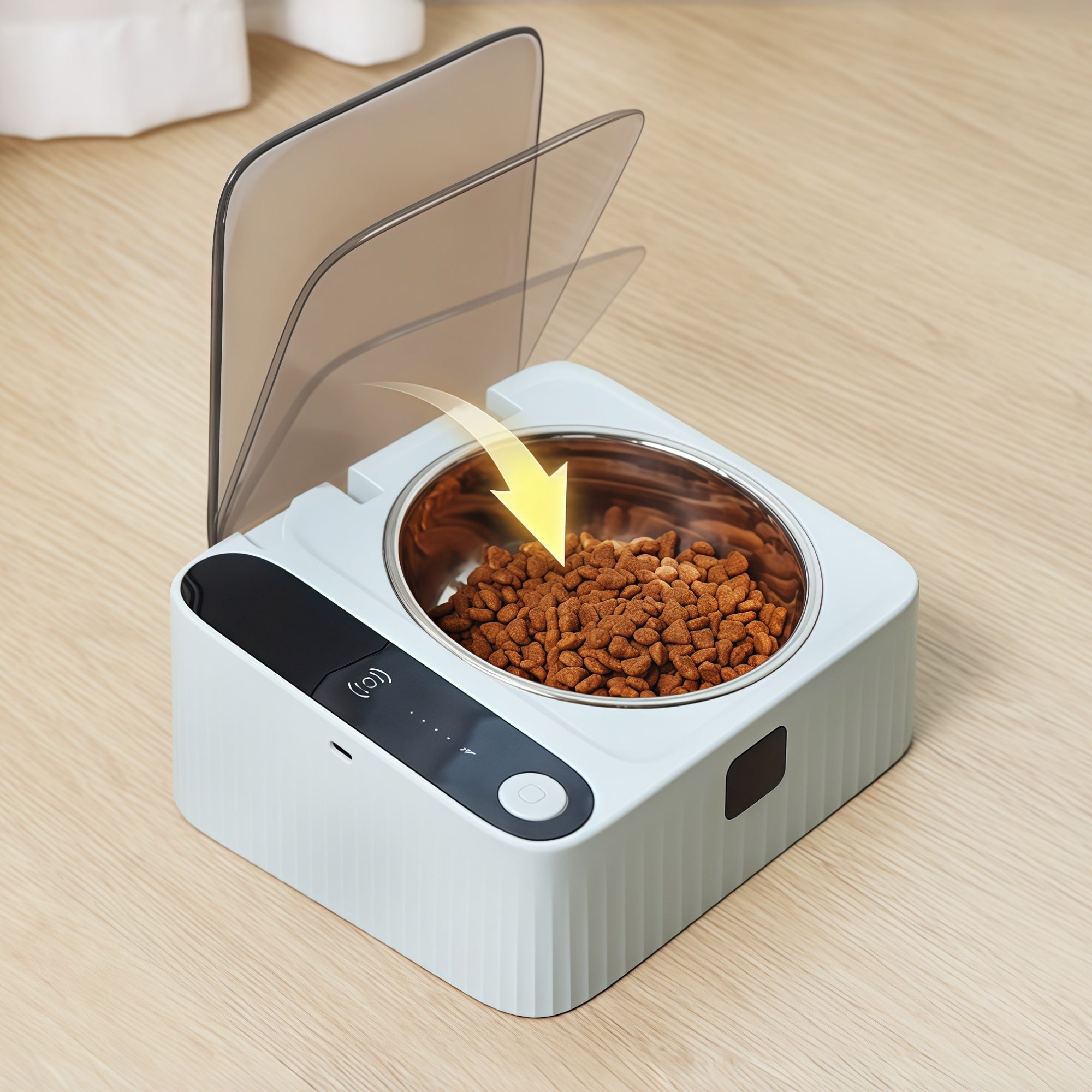 Smart Auto-Lid Pet Bowl