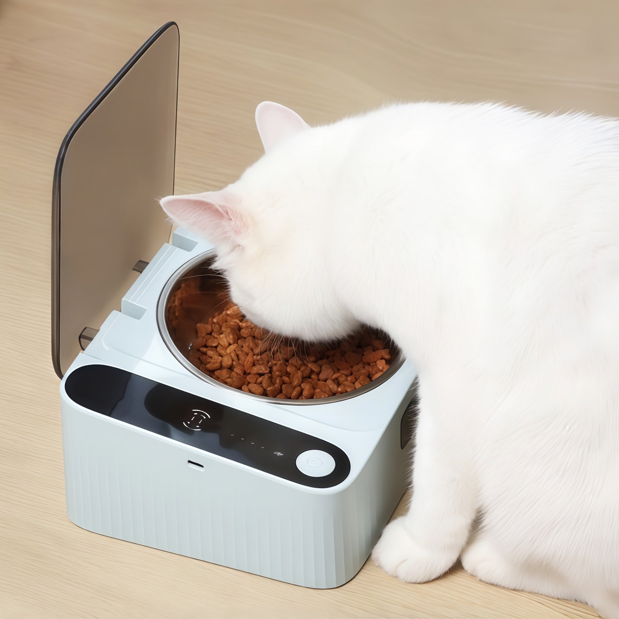 Smart Auto-Lid Pet Bowl