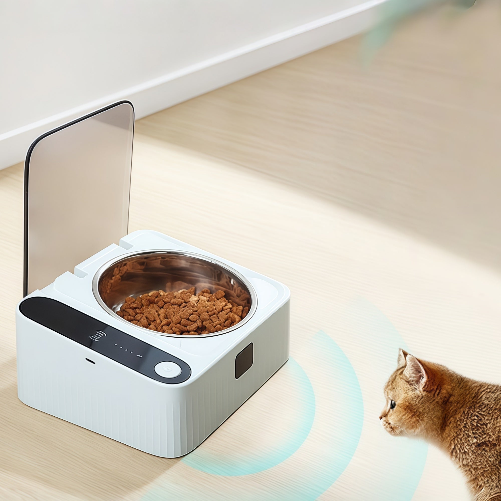 Smart Auto-Lid Pet Bowl