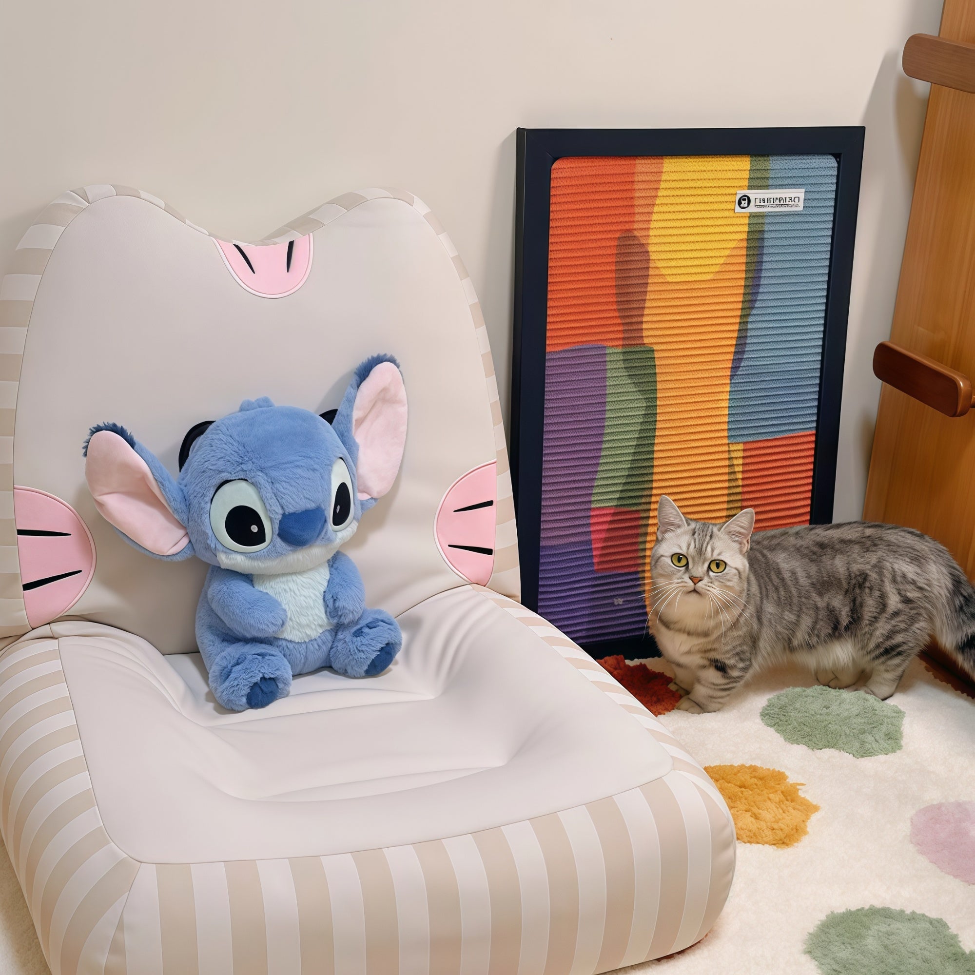 Wall-Mount Sisal Cat Scratcher