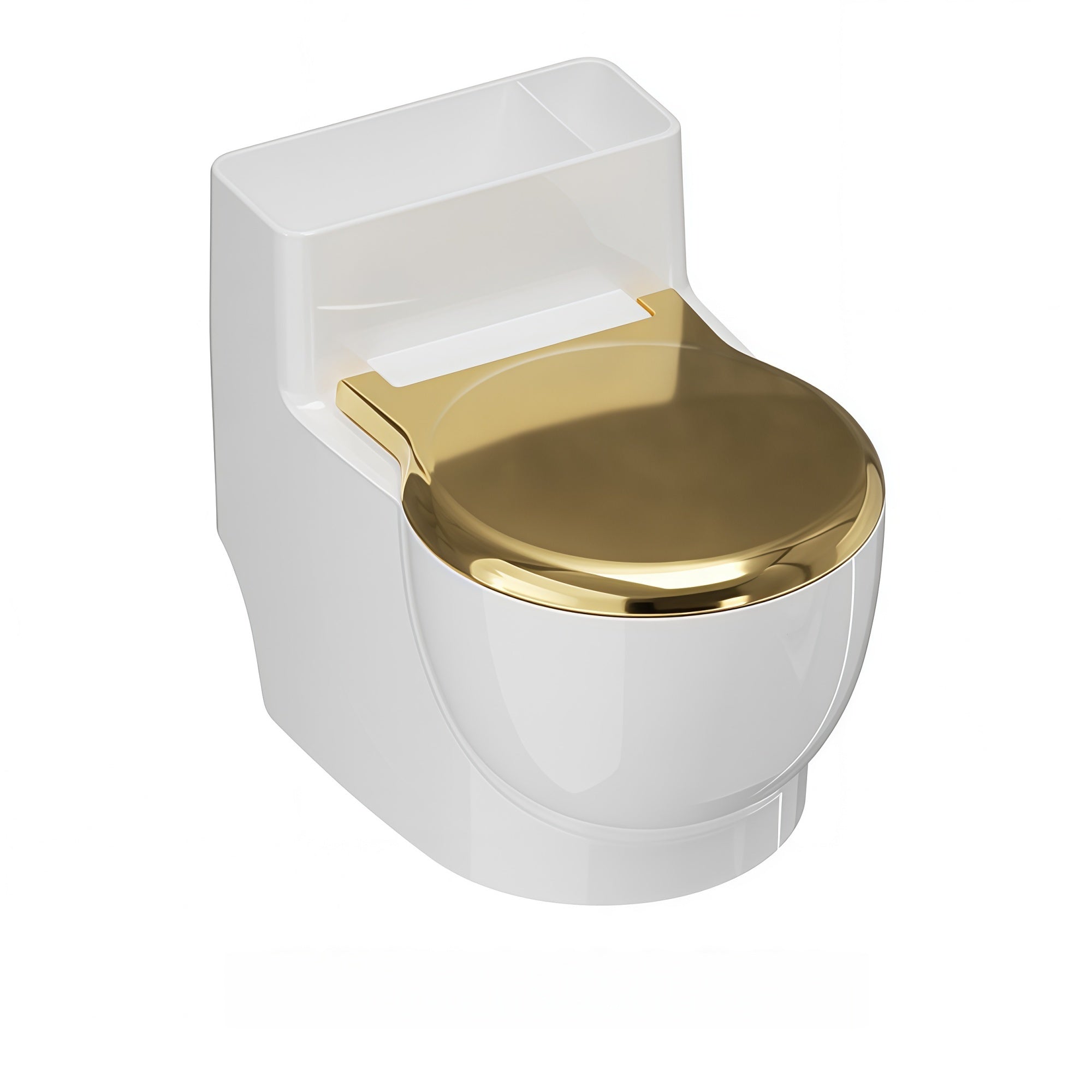 Wall-Mounted Toilet-Style Pet Water Bowl