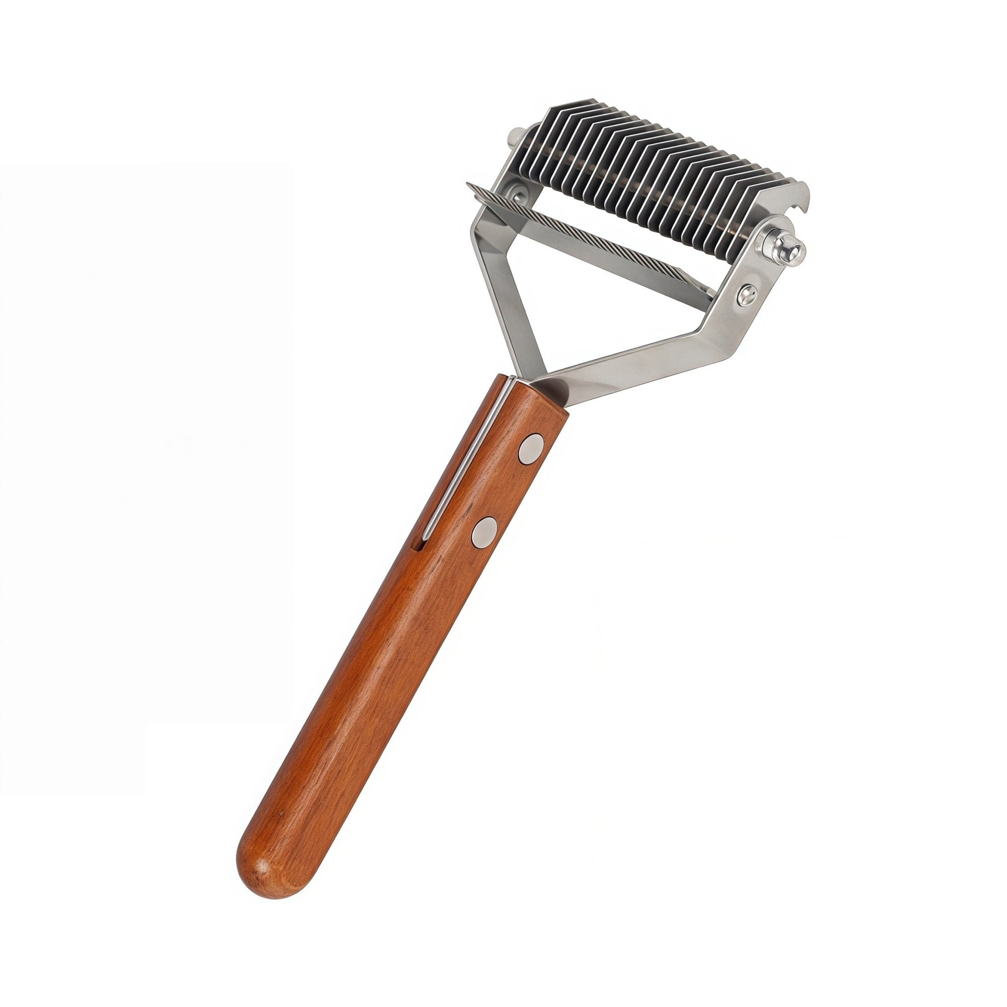 Wood Handle Dematting & Deshedding Comb