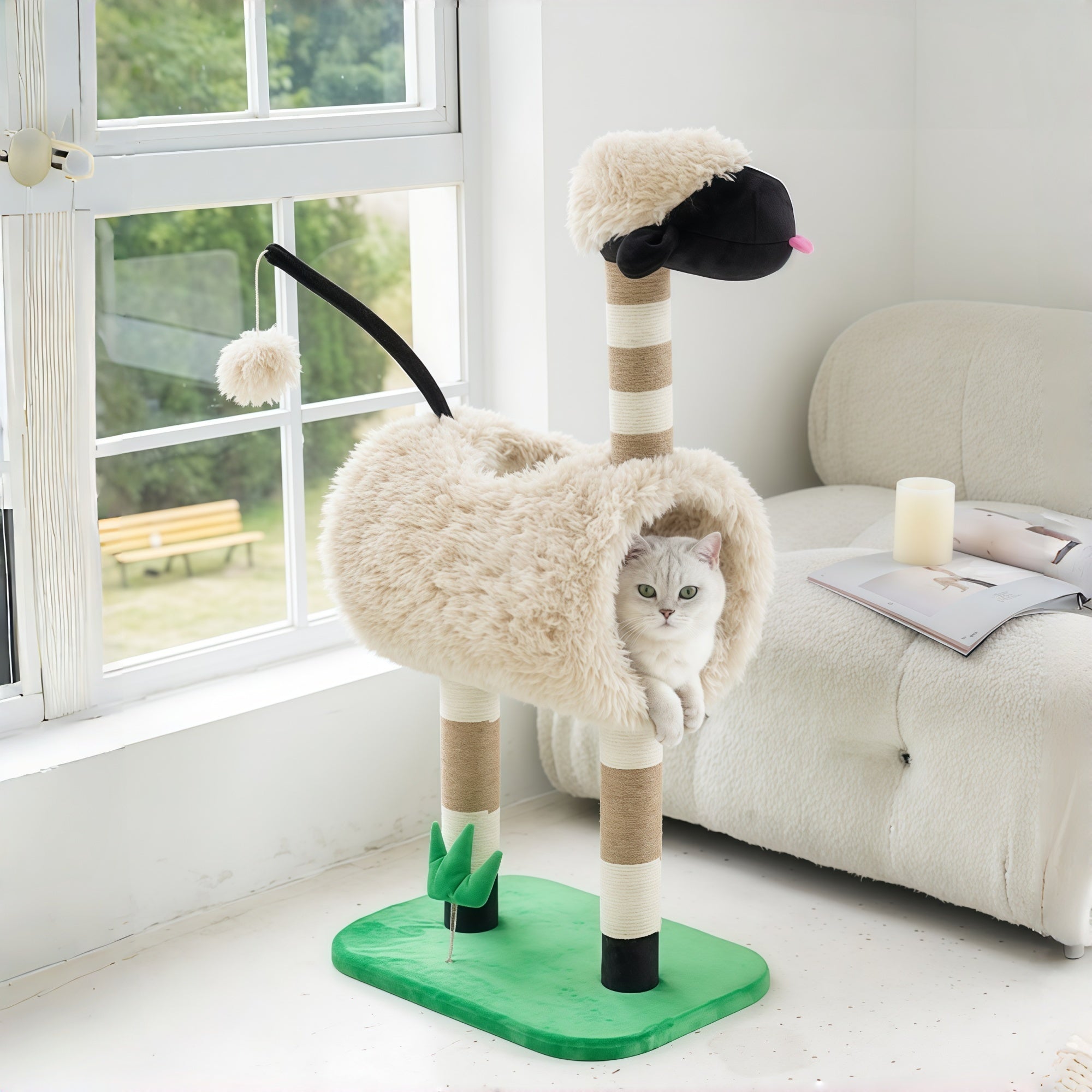 Black-Faced Lamb Cat Tree