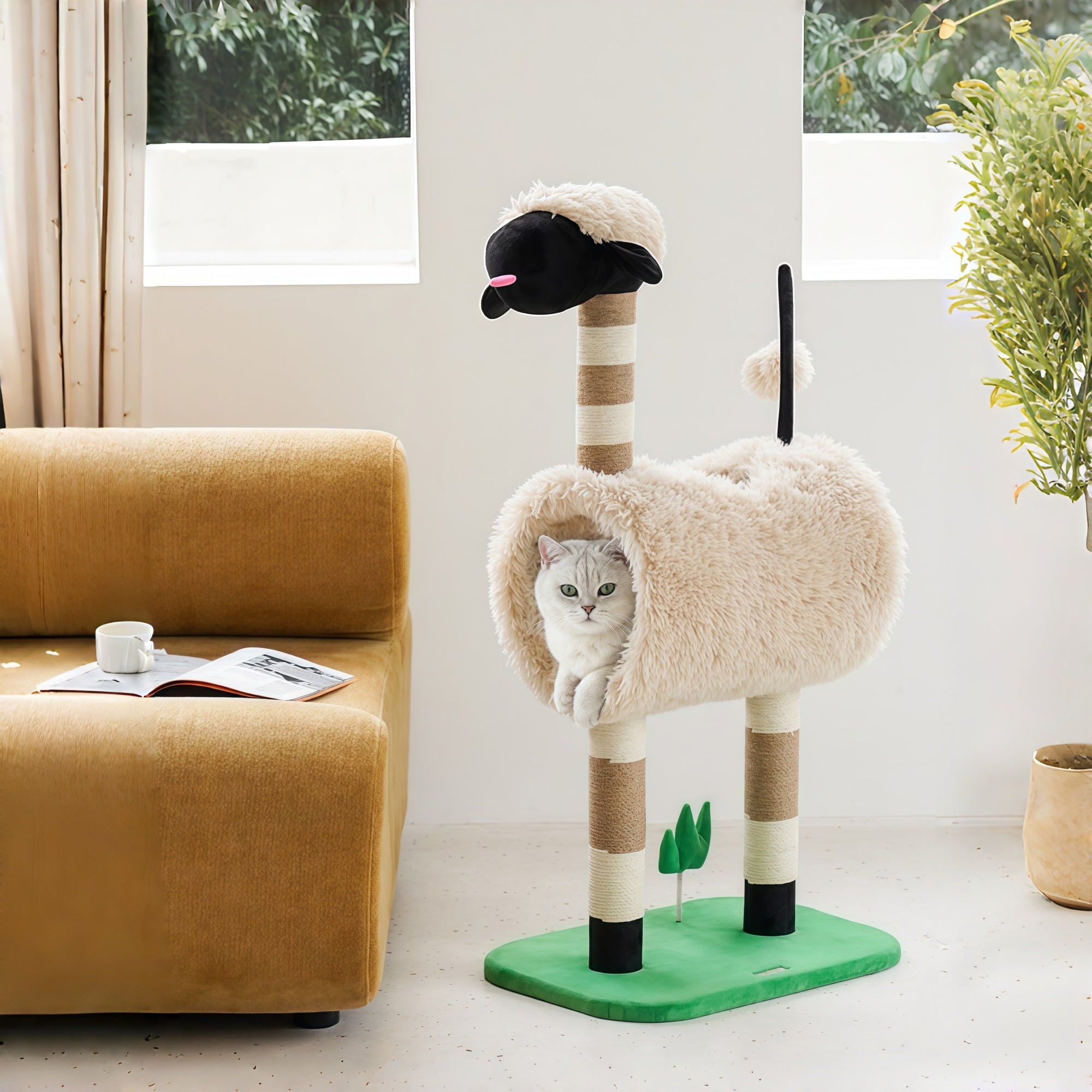 Black-Faced Lamb Cat Tree