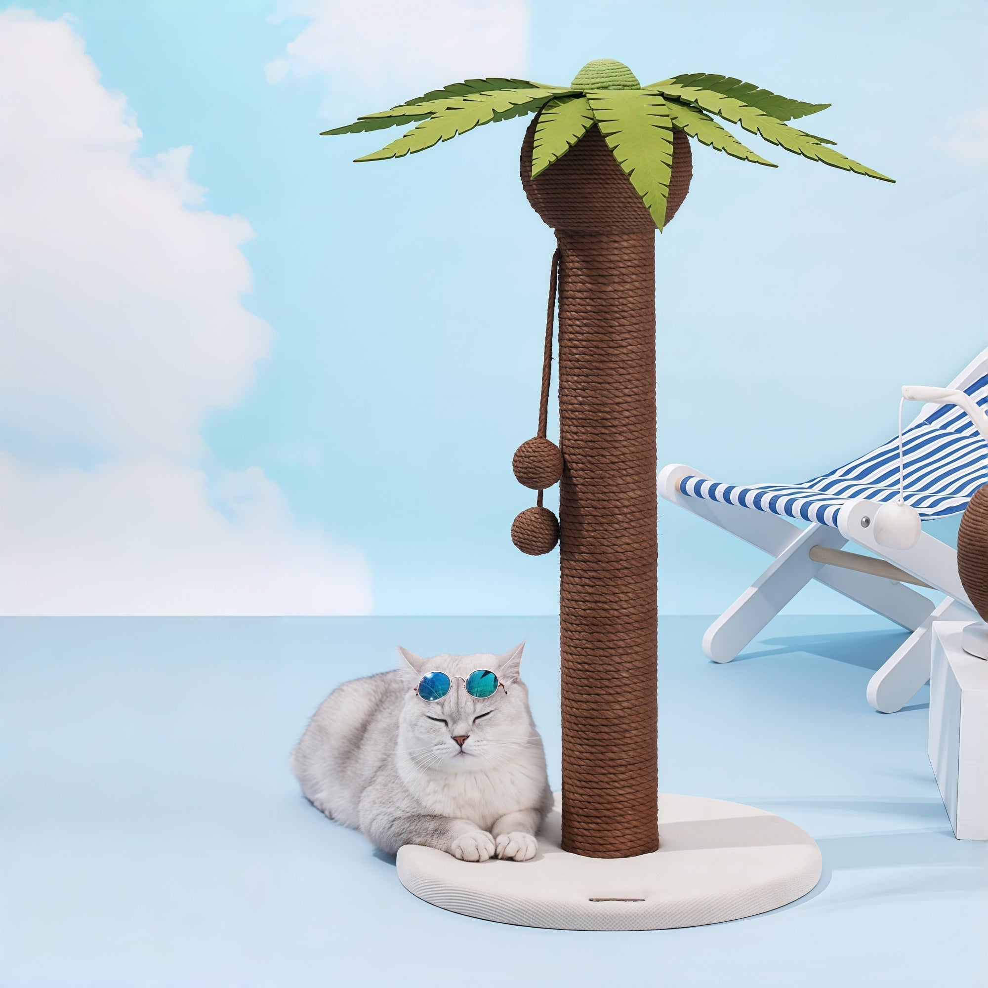 Coconut Tree Cat Scratching Post