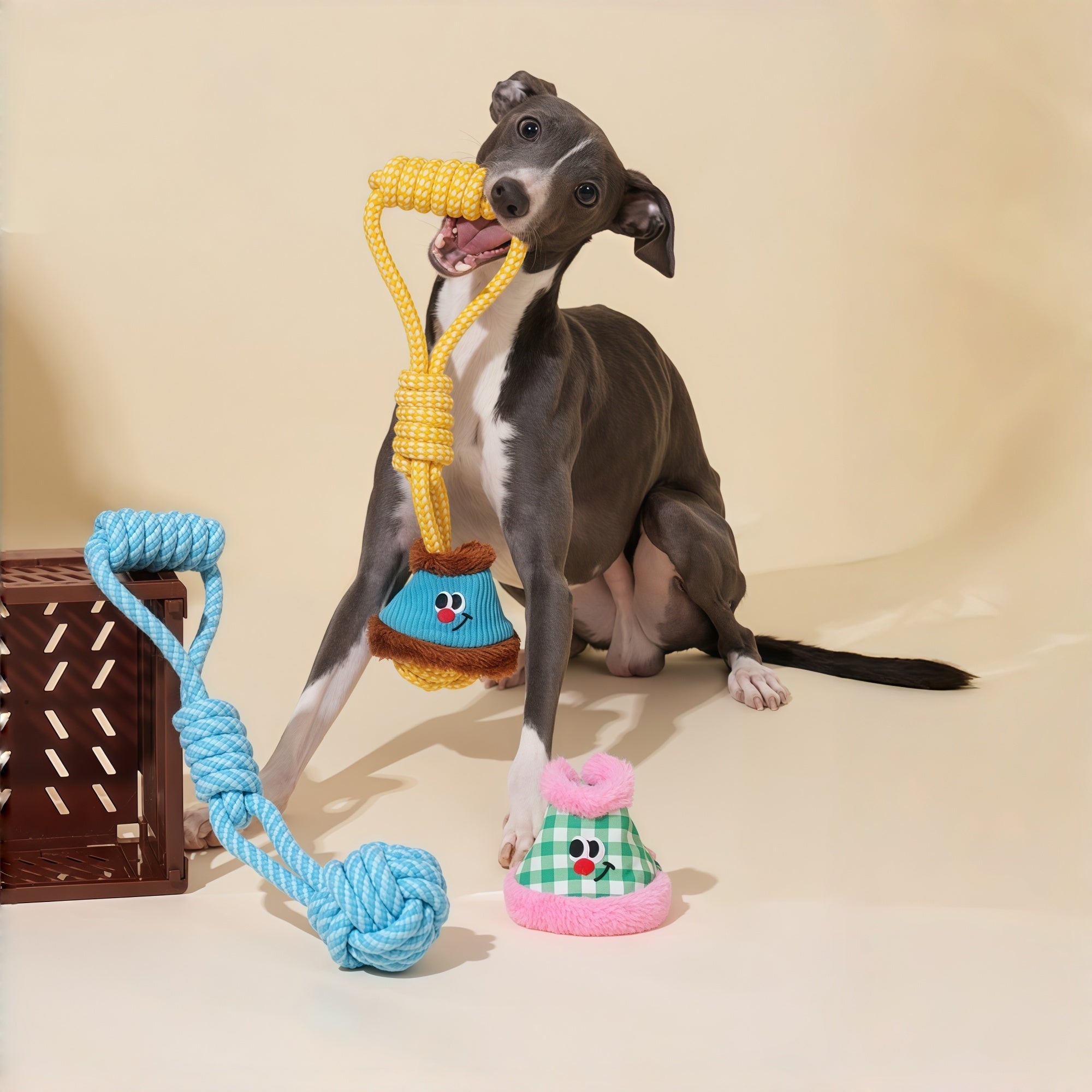 Interactive Tug Rope Dog Toy