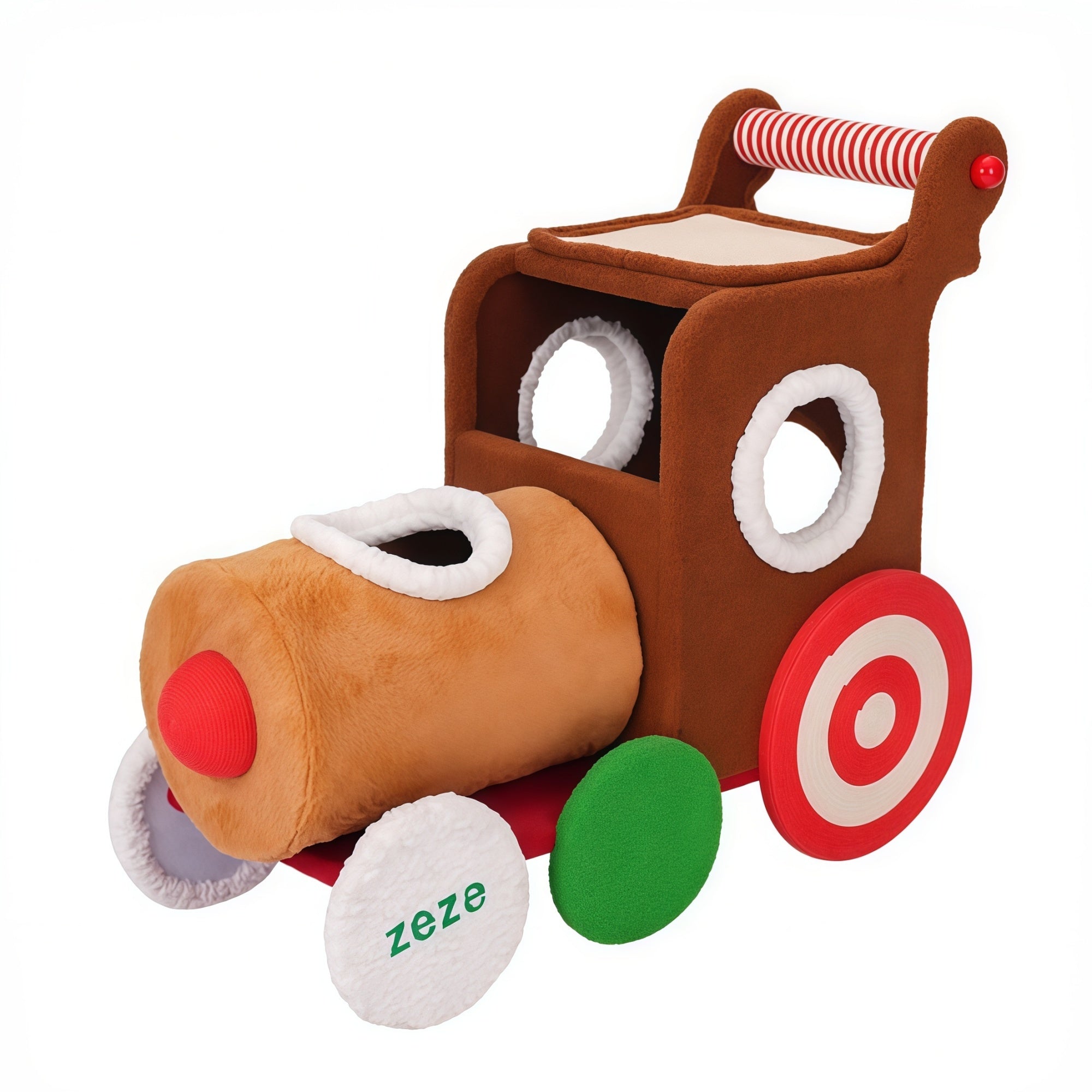 Reindeer Train Cat Playset